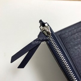 Louis Vuitton 2020 Victorine Tie-Dye Style Envelope Short Wallets Blue M69113