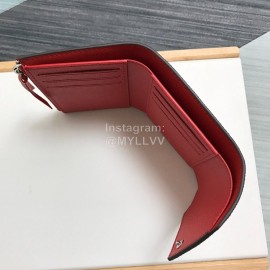 Louis Vuitton 2020 Victorine Tie-Dye Style Envelope Short Wallets Red M68842