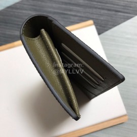 Louis Vuitton Classic Old Flower Green Lining Badge Long Wallets Black M66540