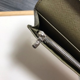 Louis Vuitton Classic Old Flower Green Lining Badge Long Wallets Black M66540