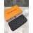 Louis Vuitton Exquisite Damier Graphite Canvas Long Zipper Wallet N63095