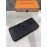 Louis Vuitton Exquisite Full Leather Zipper Long Wallet Black M60965