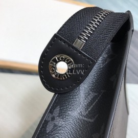 Louis Vuitton Classic Print Black Grey Canvas Medium Handbag M69535