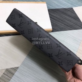 Louis Vuitton Classic Print Black Grey Canvas Medium Handbag M69535