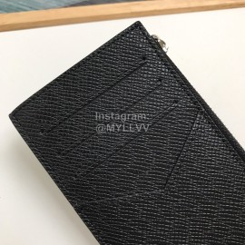 Louis Vuitton Classic Black Cross Leather Clip M64038