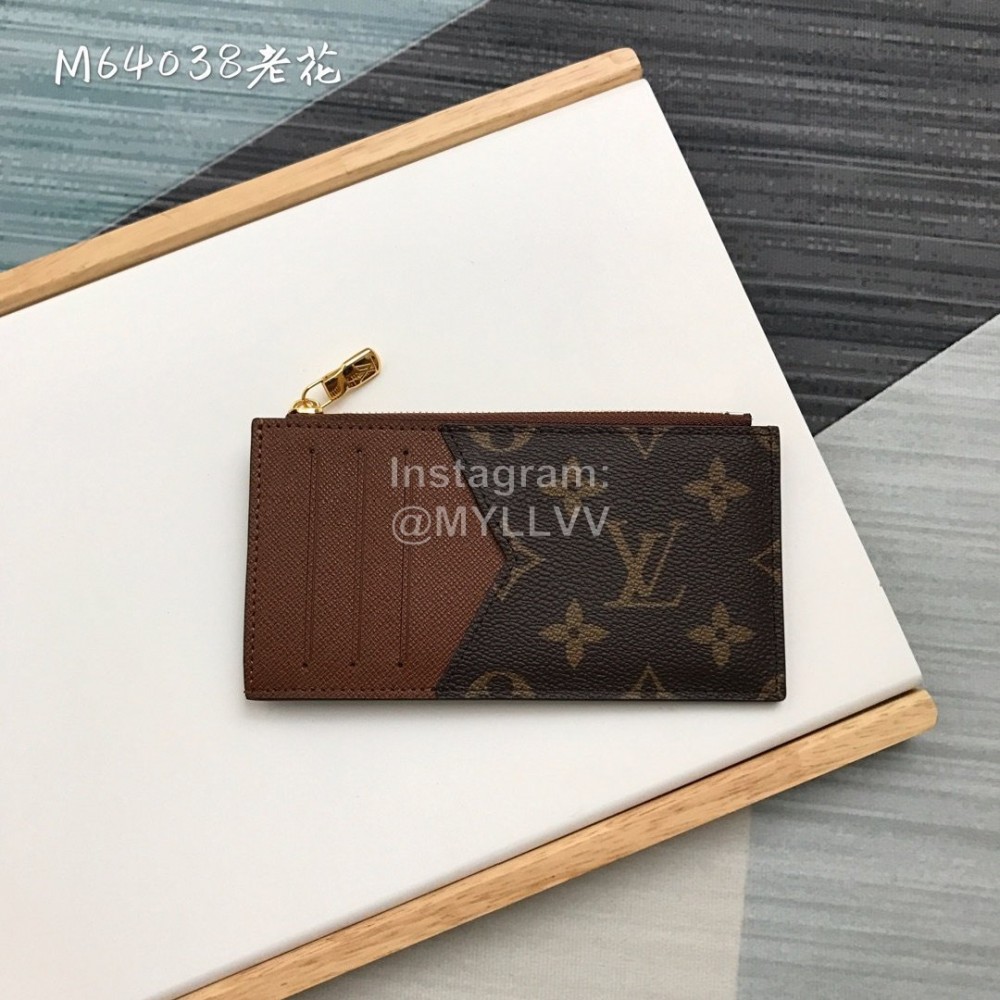 Louis Vuitton Classic Brown Cross Leather Clip M64038