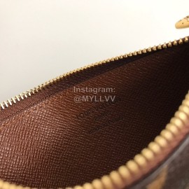 Louis Vuitton Classic Brown Cross Leather Clip M64038