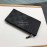 Louis Vuitton Classic Black Grey Checkered Leather Clip N64038