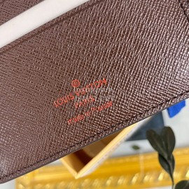 Louis Vuitton Classic Plaid Damier Canvas Two Fold Wallet Brown N60895