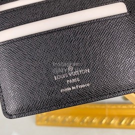 Louis Vuitton Classic Plaid Damier Canvas Two Fold Wallet Blue N62663