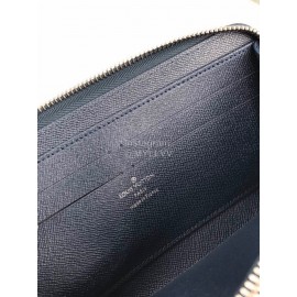 Louis Vuitton Elegant Leather Zipper Medium Wallet Blue M60307