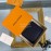 Louis Vuitton Fashion Crisscross Leather Two Fold Short Wallet M62288