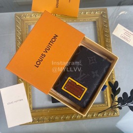 Louis Vuitton Classic Print Embossed Leather Two Fold Wallet M69250