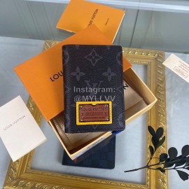 Louis Vuitton Classic Print Embossed Leather Two Fold Wallet M69250