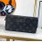 Louis Vuitton Exquisite Classic Print Large Long Zipper Wallet Blue M60017