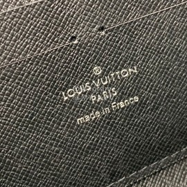 Louis Vuitton Fashion Daminer Plaid Canvas Long Zipper Wallet M63076