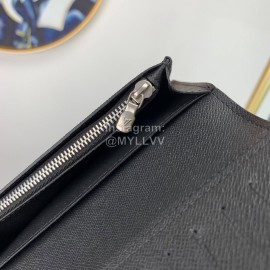 Louis Vuitton Fashion Daminer Plaid Canvas Long Two Fold Wallet M62665