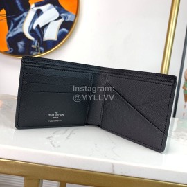 Louis Vuitton Fashion Daminer Plaid Canvas Short Two Fold Wallet N62663