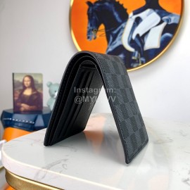 Louis Vuitton Fashion Daminer Plaid Canvas Short Two Fold Wallet N62663