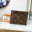 Louis Vuitton Fashion Daminer Printed Canvas Short Two Fold Wallet Coffee M60895