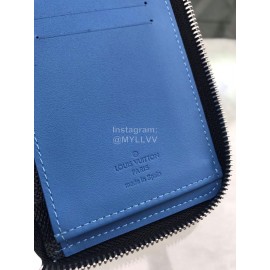 Louis Vuitton Classic Plaid Canvas Zipper Long Wallet N63305