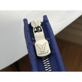 Louis Vuitton Blue Crocodile Leather Exquisite Handbag M61692