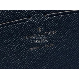 Louis Vuitton Blue Crocodile Leather Exquisite Handbag M61692