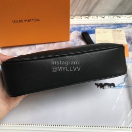 Louis Vuitton Black Water Ripple Exquisite Handbag M51726