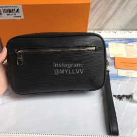 Louis Vuitton Black Water Ripple Exquisite Handbag M51726