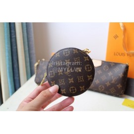 Louis Vuitton Canvas Light Fashionable Three Piece Handbag M44823