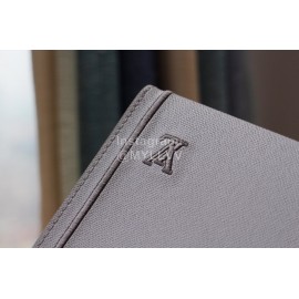 Louis Vuitton Exquisite Cross Stitch Embroidered Cowhide Handbag For Men White M61692