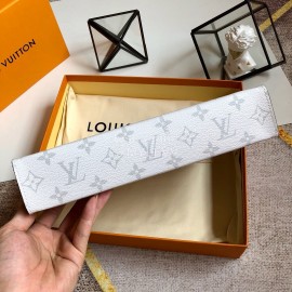 Louis Vuitton Exquisite Printed Canvas Medium Handbag White M61692