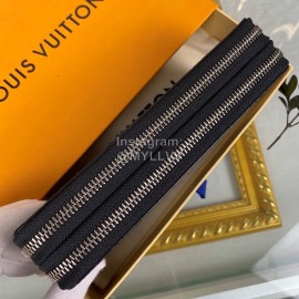 Louis Vuitton Classic Print Large Wallet Blue M62732