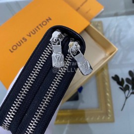 Louis Vuitton Classic Print Large Wallet Blue M62732