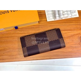 Louis Vuitton Canvas Print Vintage Two Fold Long Wallet N60393