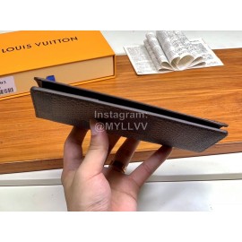 Louis Vuitton Canvas Print Vintage Two Fold Long Wallet N60393