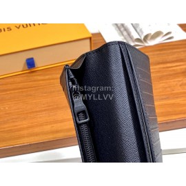 Louis Vuitton Canvas Print Vintage Two Fold Long Wallet N60393