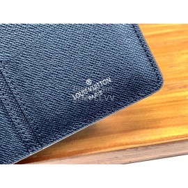 Louis Vuitton Canvas Print Vintage Two Fold Long Wallet N60393