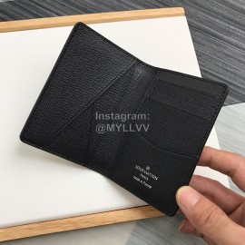 Louis Vuitton Fashion Flower Print Short Two Fold Wallet M61696