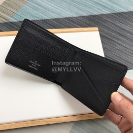 Louis Vuitton Fashion Flower Print Short Two Fold Wallet M60895