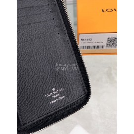 Louis Vuitton Exquisite Plaid Canvas Long Zipper Wallet N64443