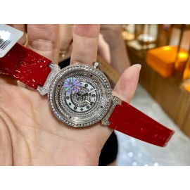 Louis Vuitton 316l Fine Steel Case SiLouis Vuittoner Diamond Dial Watch