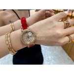 Louis Vuitton 316l Fine Steel Case Gold Diamond Dial Watch