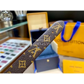 Louis Vuitton Cowhide Strap Diamond Dial Watch For Women