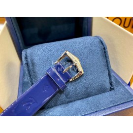 Louis Vuitton New Cowhide Strap Diamond Dial Watch For Women