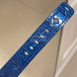 Louis Vuitton Luminous Pointer 316l Fine Steel Case Watch Blue