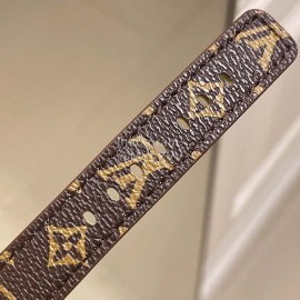 Louis Vuitton Luminous Pointer 316l Fine Steel Case Diamond Watch Brown