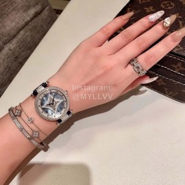 Louis Vuitton Luxury Diamond Dial Watch For Women