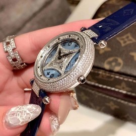 Louis Vuitton Luxury Diamond Dial Watch For Women