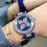 Louis Vuitton Luxury Diamond Dial Watch For Women Blue